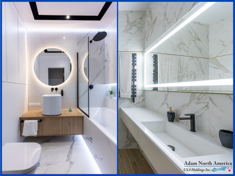 Bathroom Lighting & Mirror Installation